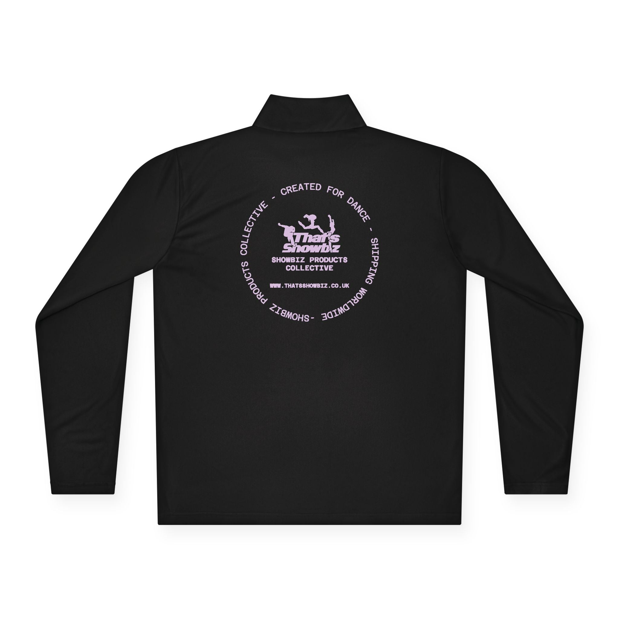 Quarter-Zip Pullover — Retro Purple Skate Logo Pullover