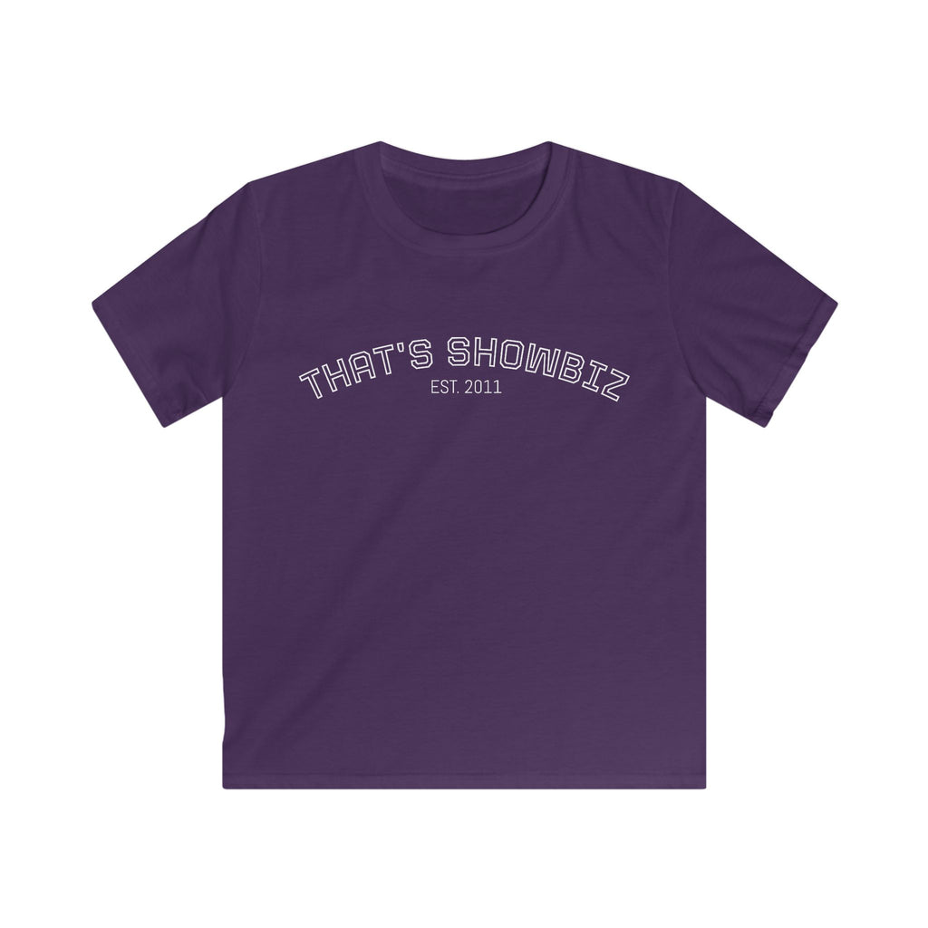 Kidz "That's Showbiz" Retro College T‑Shirt