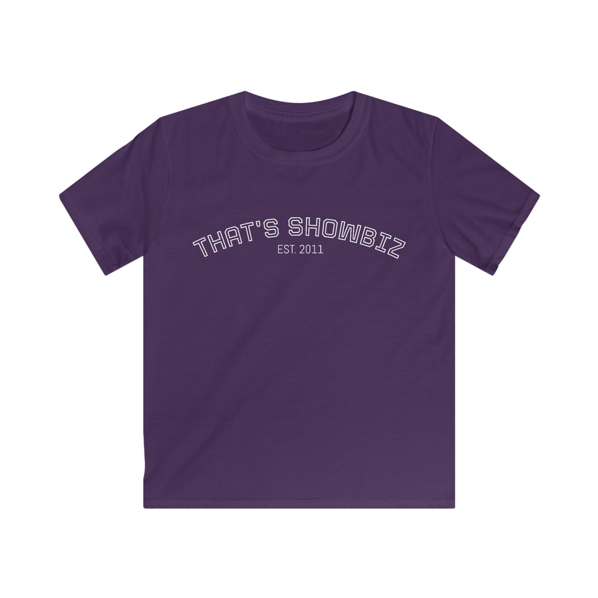 Kidz "That's Showbiz" Retro College T‑Shirt