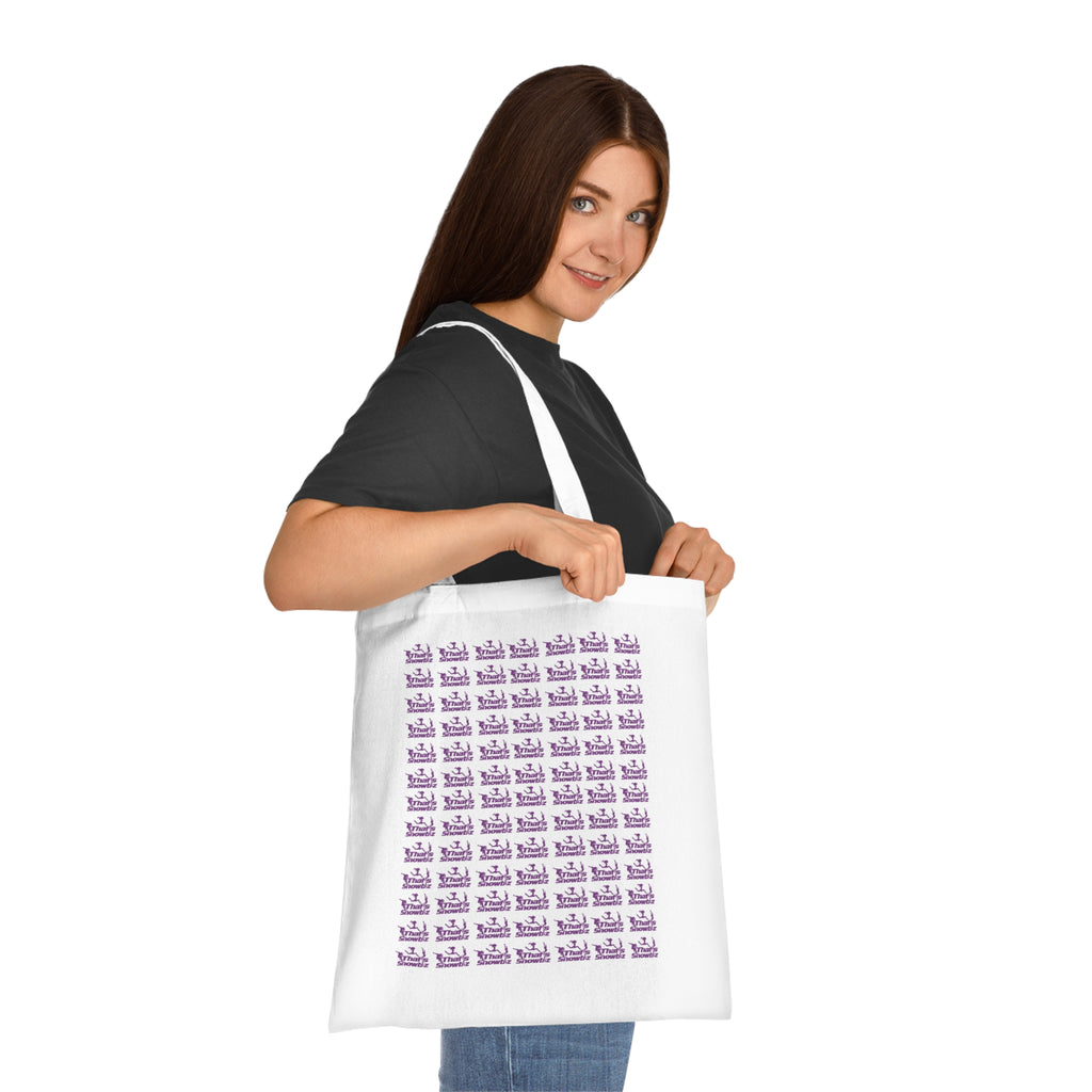 Tote Bag — Purple Patterned 'That's Showbiz'