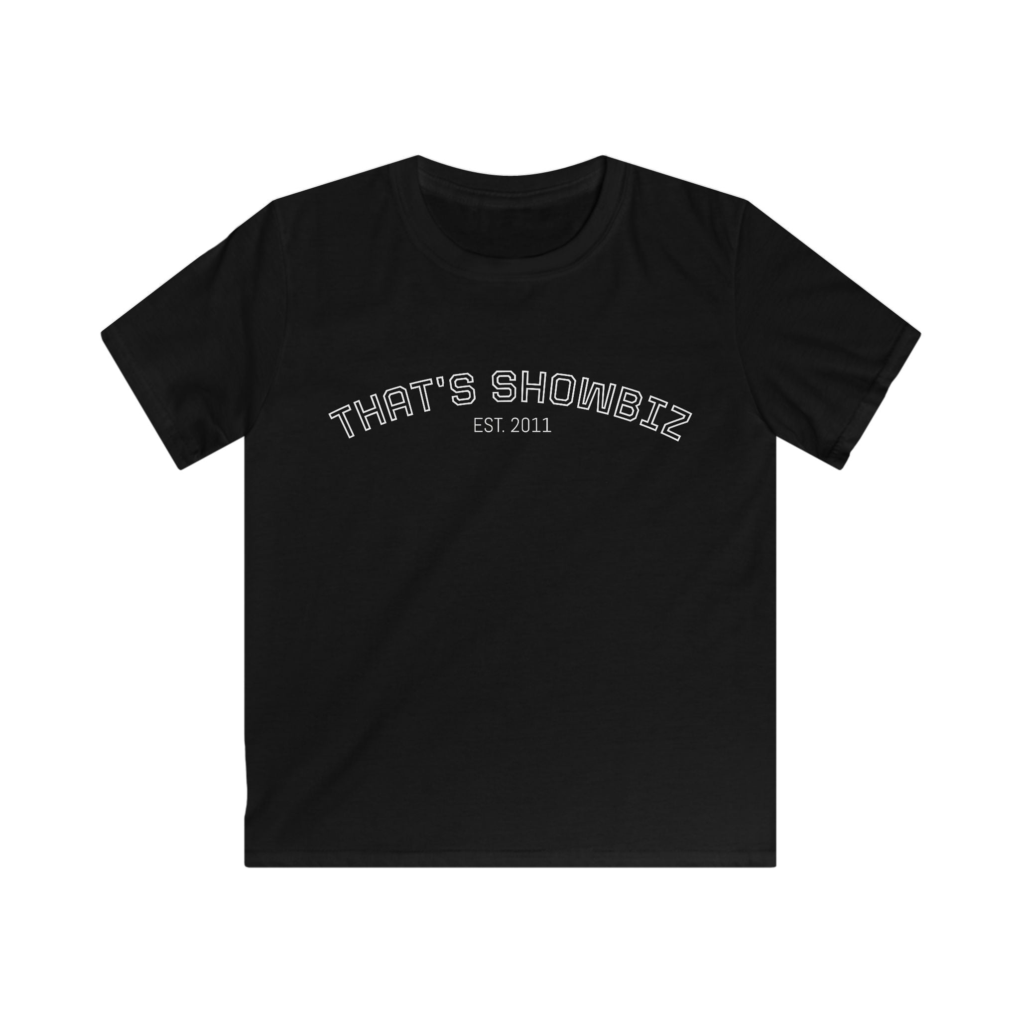 Kidz "That's Showbiz" Retro College T‑Shirt